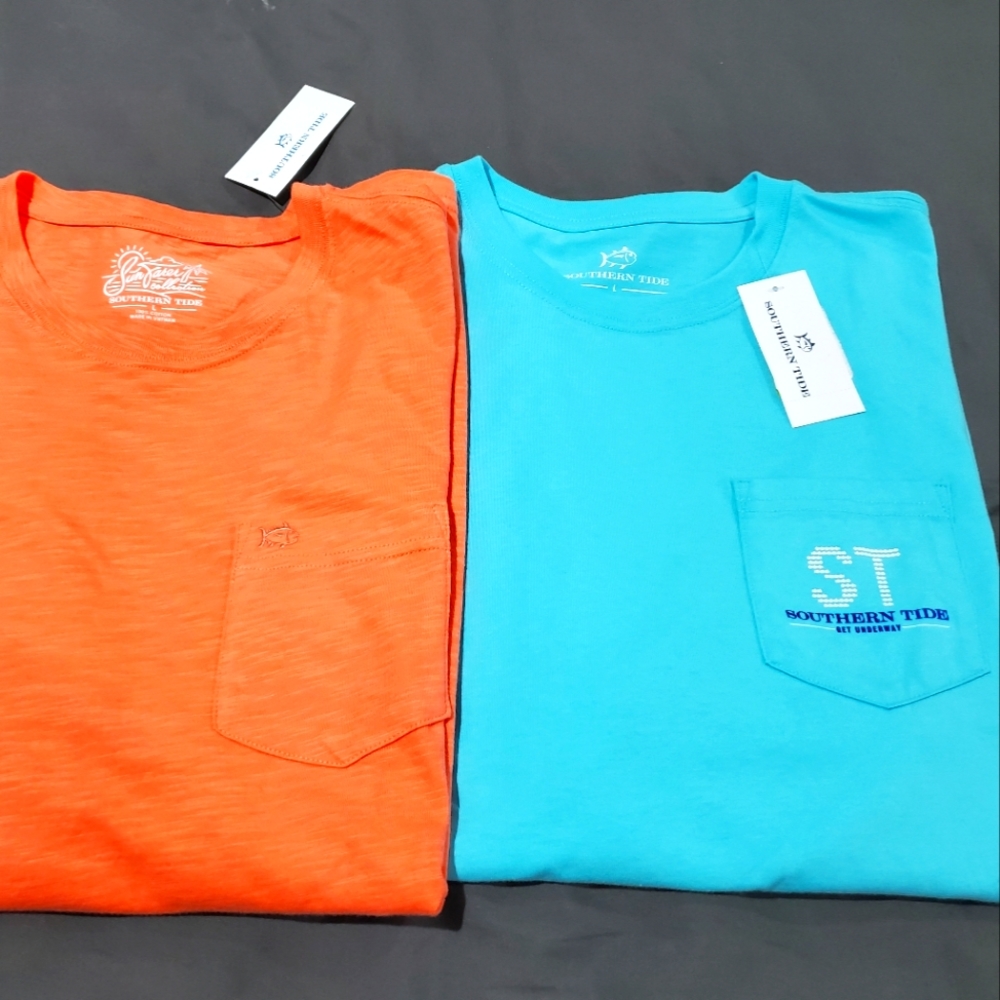 SOUTHERN TIDE T-SHIRT MEN SIZE LARGE SET 2